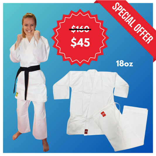 Karate Canvas Gi 12oz, 14oz, 16oz & 18 oz