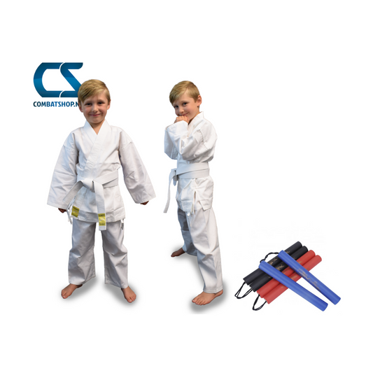 Kids Karate Uniform + Nunchuck